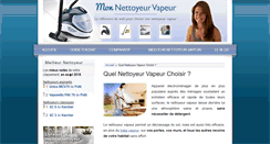 Desktop Screenshot of mon-nettoyeur-vapeur.com