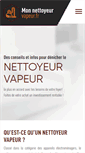 Mobile Screenshot of mon-nettoyeur-vapeur.fr